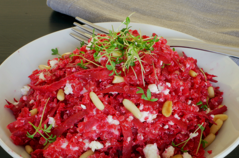 Show-stopping beetroot quinoa salad