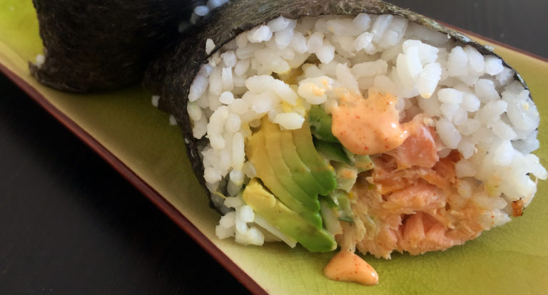 Easy sushi burritos