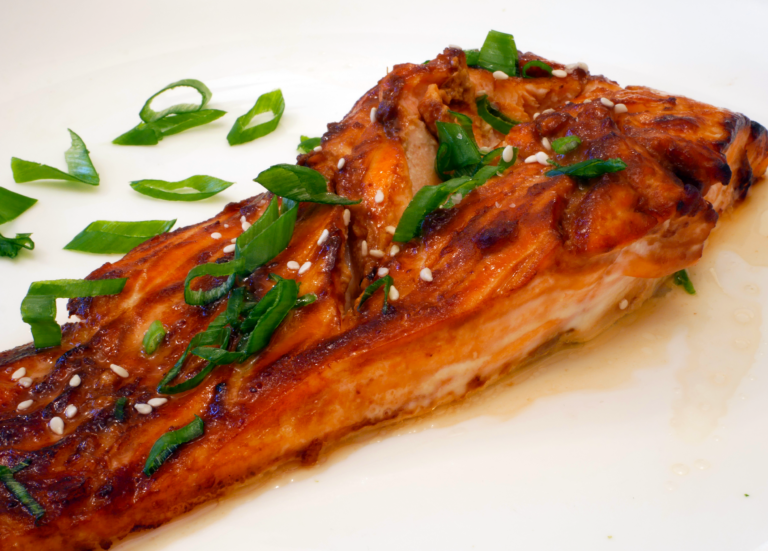 Mouth watering miso salmon