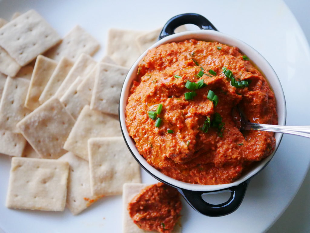 Muhammara - a really good red pepper dip