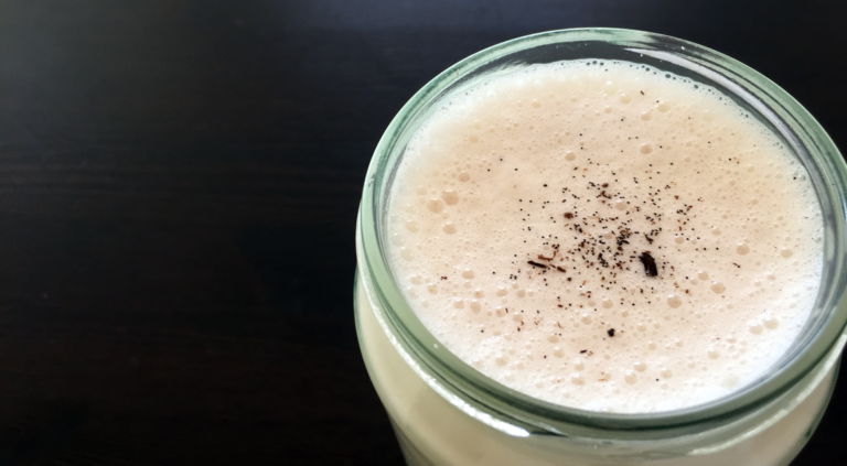 Homemade almond milk