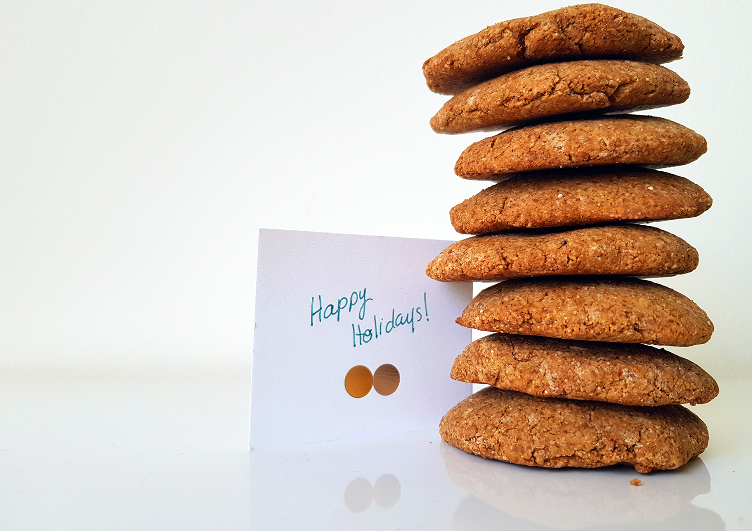 Vegan gluten and sugar free spice cookies