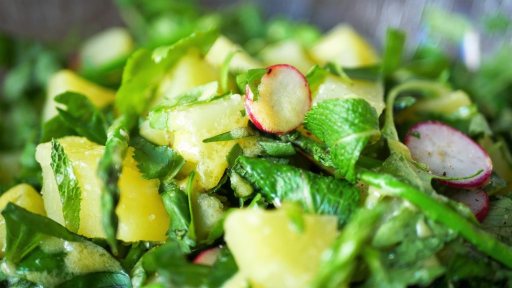 Primavera potato salad