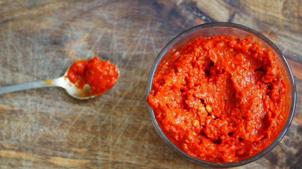 Homemade harissa