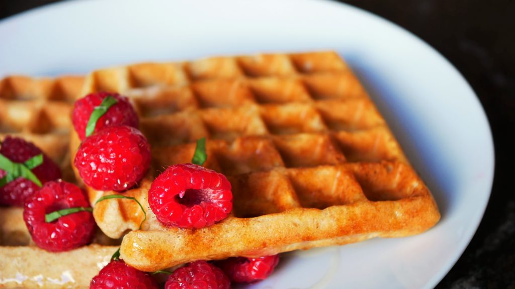 Spelt waffles