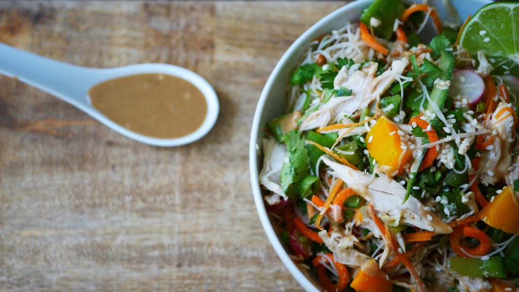 Cold noodle salad