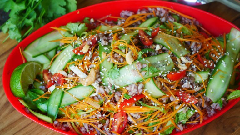 Vietnamese rice salad