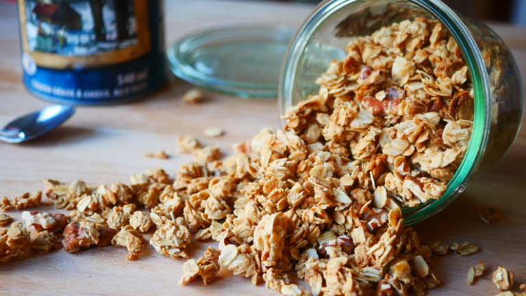 Maple walnut granola