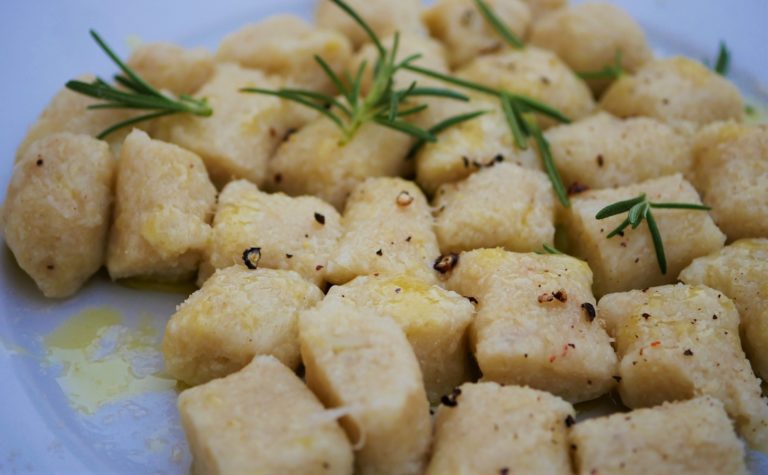 Cauliflower gnocchi gluten free