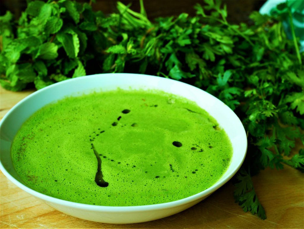 Gorgeous green gazpacho