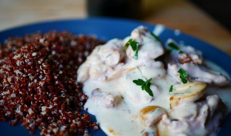 Creamy tarragon chicken