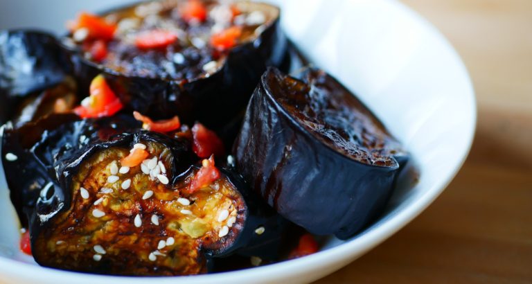 Easy roasted eggplants - Baker and Spice copycat