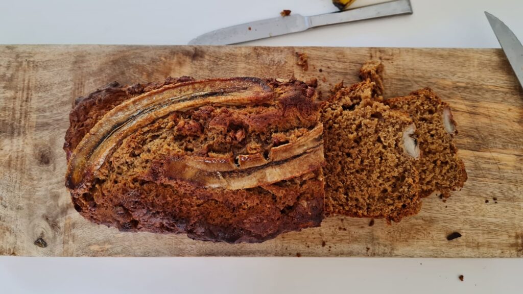 Rye banana bread